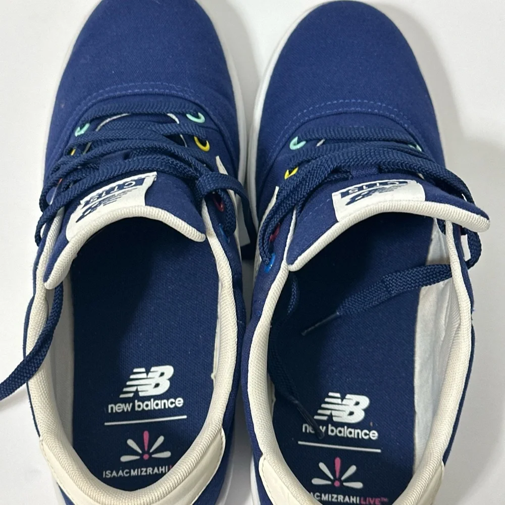New Balance Navy and White CT15 Canvas Skate Shoes - Picture 9 of 9